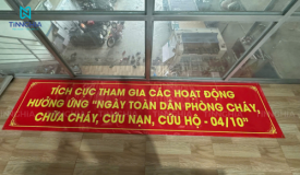 BĂNG RÔN BẠT TUYÊN TRUYỀN PHÒNG CHÁY CHỮA  CHÁY