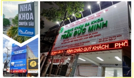MẪU BIỂN HIỆU PHÒNG KHÁM ĐẸP SANG TRỌNG | THI CÔNG Ở BÌNH DƯƠNG