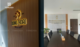 CHỮ NỔI INOX GẮN TƯỜNG TẠI VĂN PHÒNG