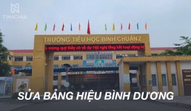 SỬA BẢNG HIỆU BÌNH DƯƠNG | THAY MỚI BẢNG HIỆU GIÁ TỐT