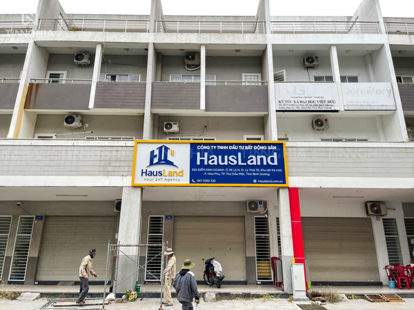 Thi công bảng hiệu alu chữ nổi ở Tân Uyên
