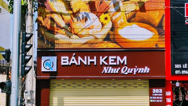 Làm bảng hiệu tiệm bánh kem tại Bình Dương (Ảnh sưu tầm)