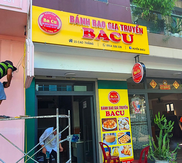 15+ MẪU BẢNG HIỆU TIỆM BÁNH ĐẸP BẮT MẮT