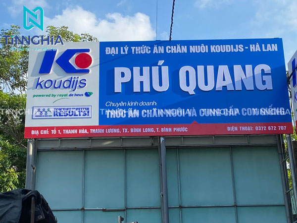 THI CÔNG BẢNG HIỆU ALU TẠI PHÚ GIÁO