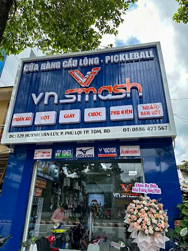 LÀM BẢNG HIỆU SÂN CẦU LÔNG BÌNH DƯƠNG