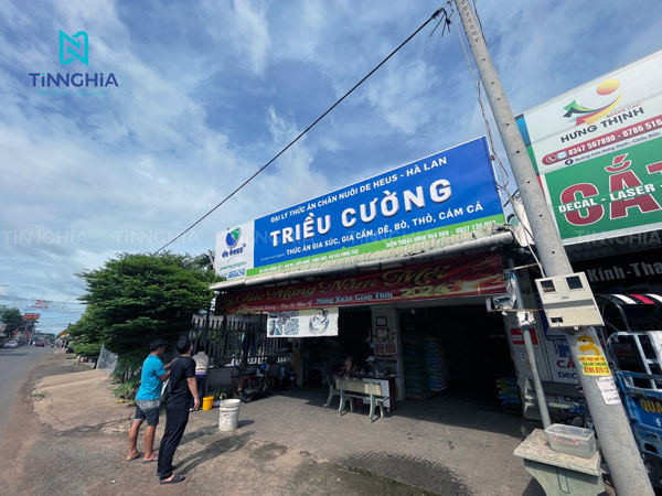 BIỂN HIỆU BẰNG TÔN DẦU TIẾNG