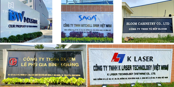 Làm biển hiệu chữ nổi mới, làm bảng đá cho nhà máy xí nghiệp, nhà xưởng công ty Bình Dương
