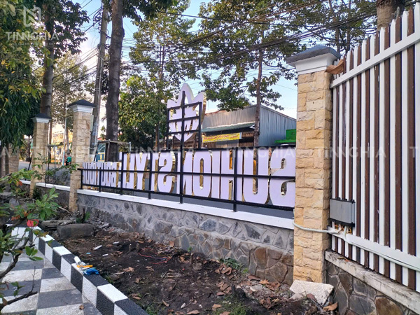 LÀM CHỮ NỔI KHUNG SẮT BÌNH DƯƠNG