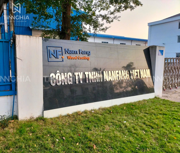 Làm bảng hiệu công ty chữ nổi inox giá rẻ ở Dầu Tiếng