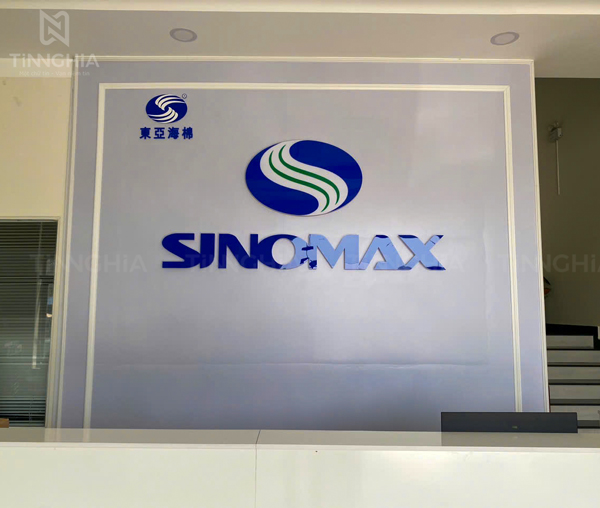 LÀM LOGO CHỮ NỔI VĂN PHÒNG TÂN UYÊN | CHỮ MICA INOX NỔI DÁN TƯỜNG