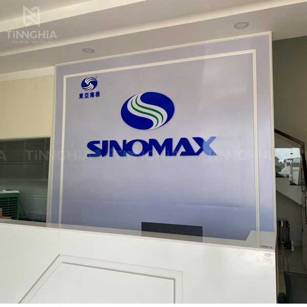 Chữ nổi logo trang trí tường đẹp giá rẻ