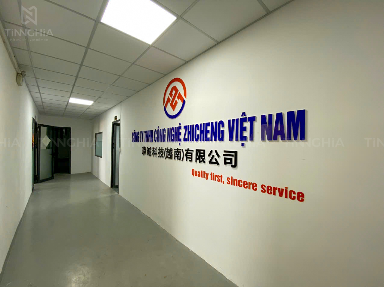 LÀM CHỮ TÊN CÔNG TY GẮN TƯỜNG Ở BÌNH DƯƠNG