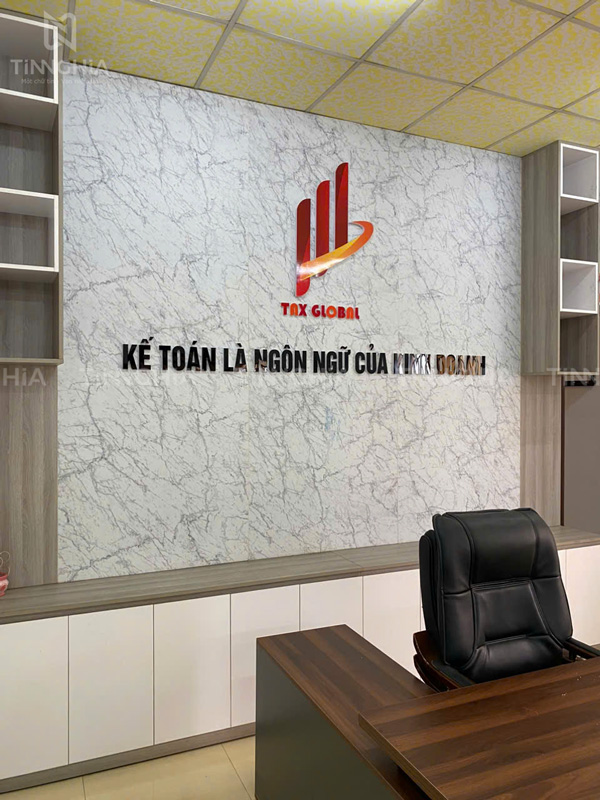 LÀM LOGO CHỮ NỔI VĂN PHÒNG TÂN UYÊN