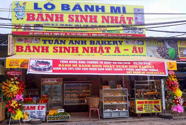 15+ MẪU BẢNG HIỆU TIỆM BÁNH ĐẸP BẮT MẮT