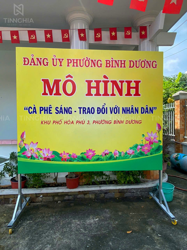 LÀM BẢNG HIỆU KHU PHỐ Ở BÌNH DƯƠNG
