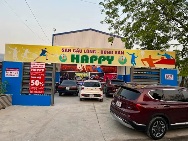 LÀM BẢNG HIỆU SÂN CẦU LÔNG BÌNH DƯƠNG