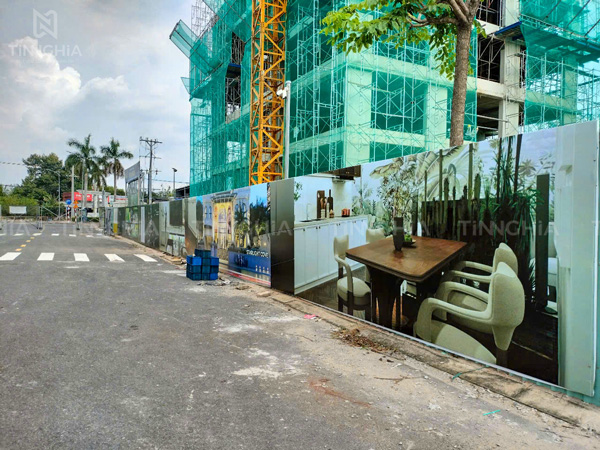 Pano căng bạt hàng rào tôn công trình dự án