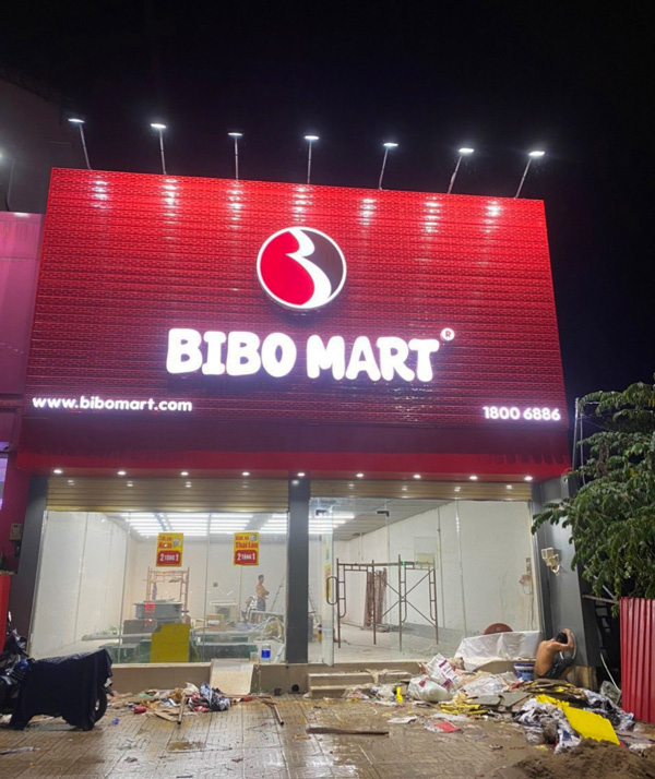 Bảng hiệu thanh lam tôn chữ nổi đèn LED (Ảnh sưu tầm)