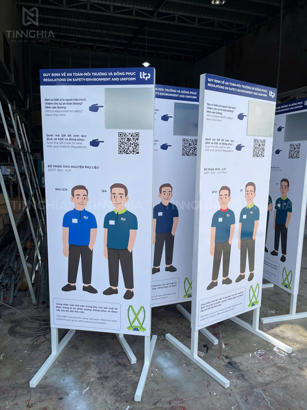 Làm biển nội quy công ty số lượng lớn giá rẻ Bình Dương