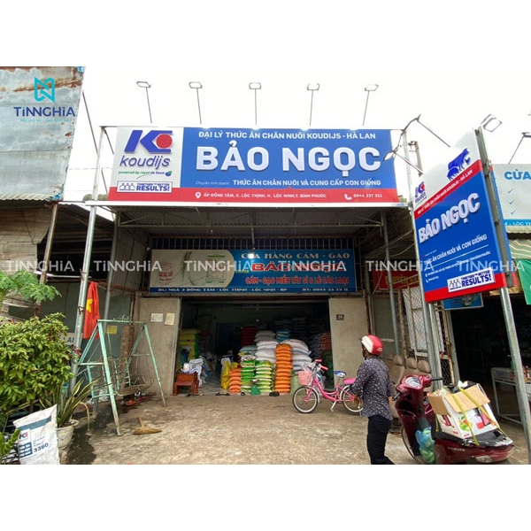 THIẾT KẾ BẢNG HIỆU ALU TẠI DĨ AN