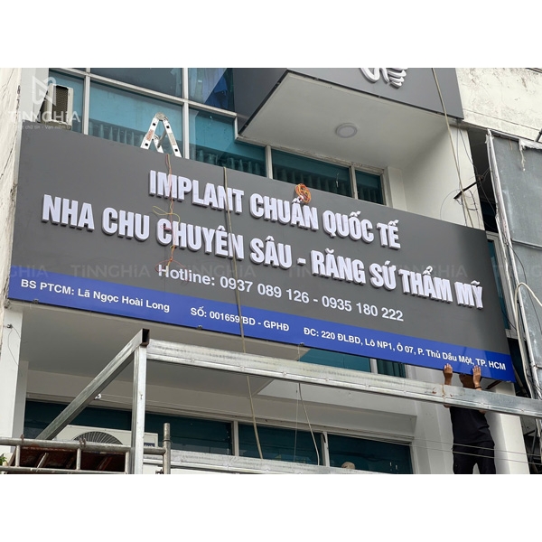 BẢNG HIỆU ALU CHỮ NỔI THUẬN AN