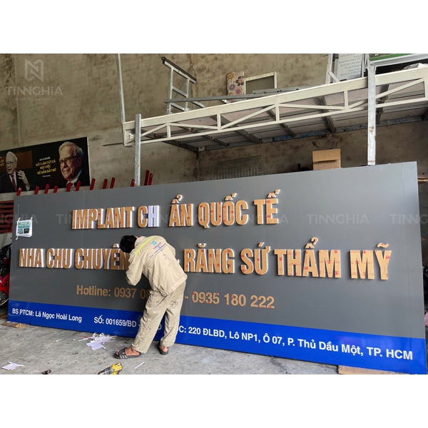 BẢNG HIỆU ALU CHỮ NỔI THUẬN AN