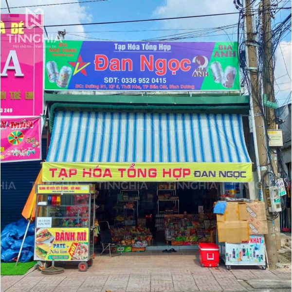 BẢNG HIỆU BẠT HIFLEX DĨ AN