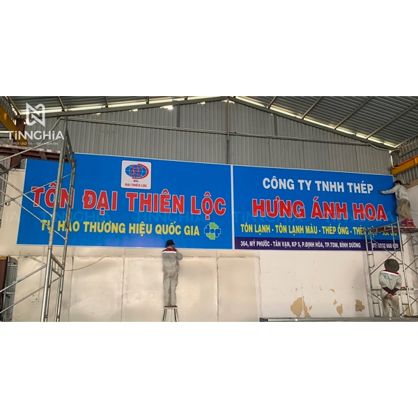 BẢNG HIỆU KHUNG SẮT CĂNG BẠT HIFLEX