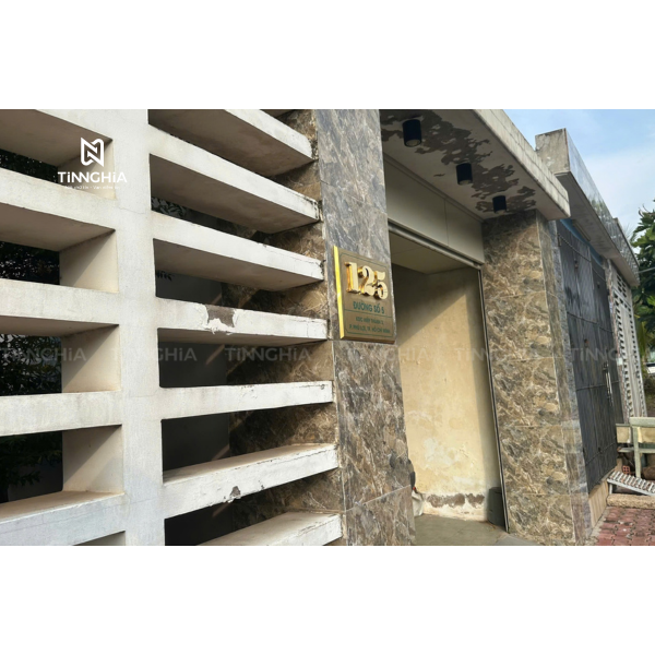 BẢNG TÊN CÔNG TY, SỐ NHÀ INOX VÀNG TÂN VĨNH PHÁT