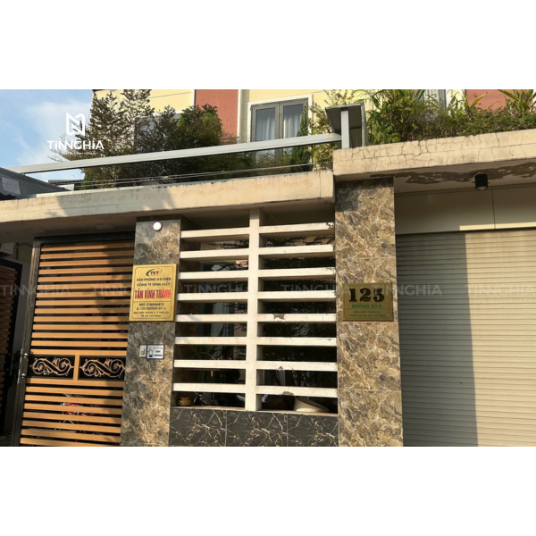 BẢNG TÊN CÔNG TY, SỐ NHÀ INOX VÀNG TÂN VĨNH PHÁT
