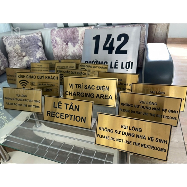 BIỂN CHỈ DẪN INOX BÌNH DƯƠNG