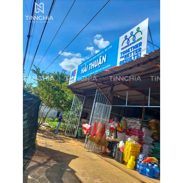 BIỂN HIỆU ALU CHỮ NỔI DĨ AN