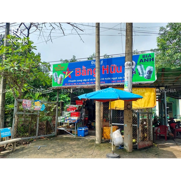 BIỂN HIỆU BẰNG TÔN DẦU TIẾNG