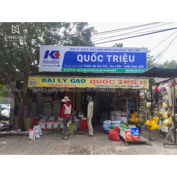 BIỂN HIỆU BẰNG TÔN DẦU TIẾNG