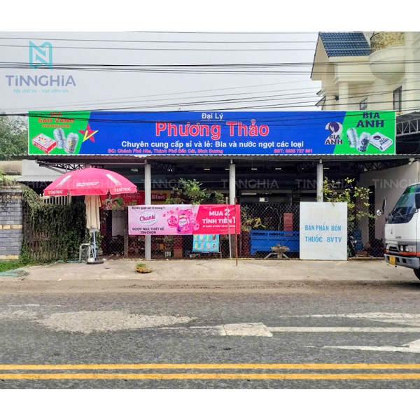 BIỂN HIỆU BẰNG TÔN DĨ AN