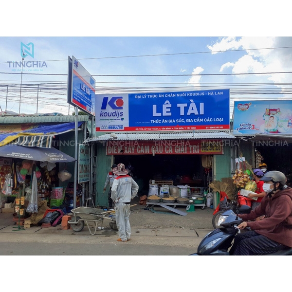 BIỂN HIỆU BẰNG TÔN DĨ AN