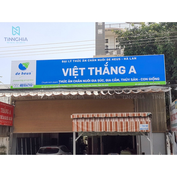 BIỂN HIỆU BẰNG TÔN DĨ AN