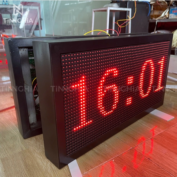 LÀM BIỂN HIỆU ĐỒNG HỒ LED DĨ AN - LED MA TRẬN, BIỂN LED MATRIX