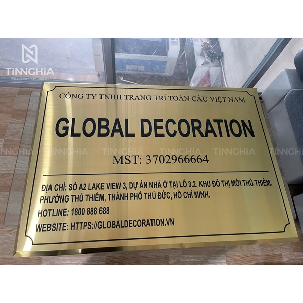BIỂN HIỆU INOX ĂN MÒN BÌNH DƯƠNG