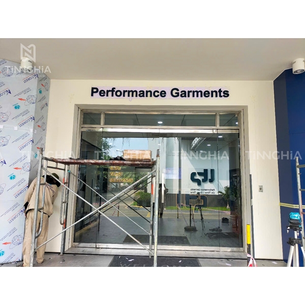 CHỮ INOX SƠN MÀU THEO YÊU CẦU