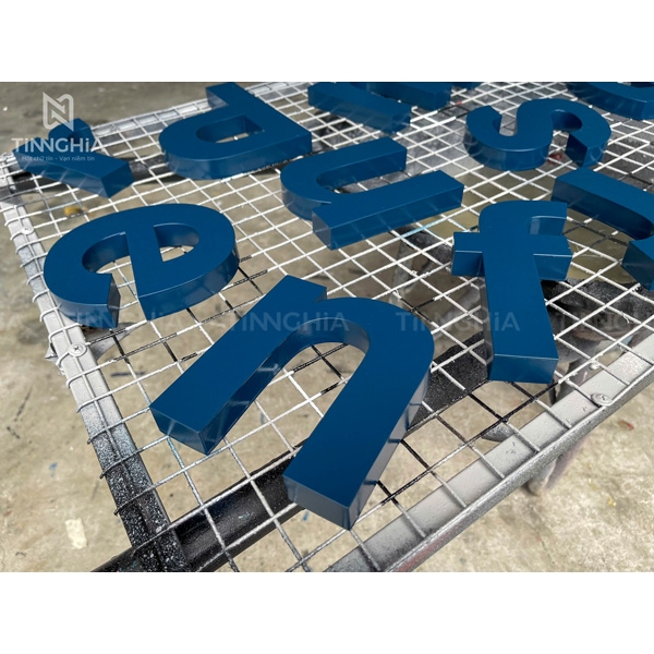 CHỮ INOX SƠN MÀU THEO YÊU CẦU