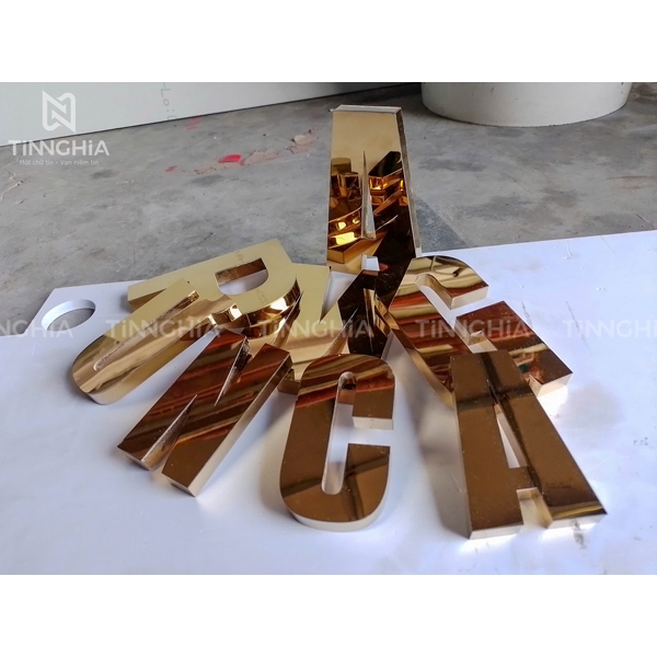 CHỮ INOX VÀNG THUẬN AN