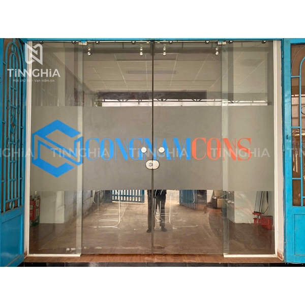 DÁN DECAL CỬA KÍNH BẾN CÁT