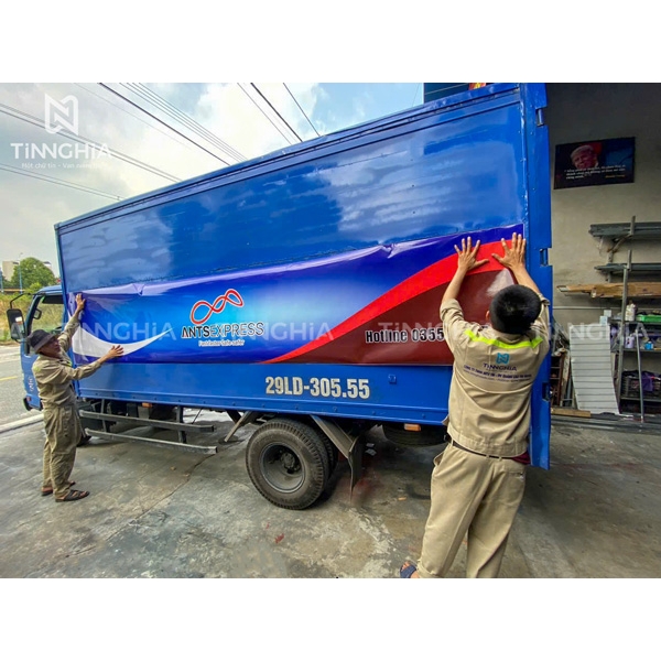 DÁN DECAL XE TẢI TÂN UYÊN