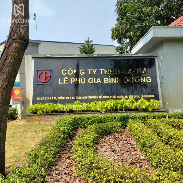 GIA CÔNG CHỮ INOX VÀNG BÌNH DƯƠNG