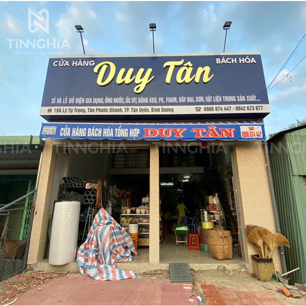 LÀM BẢNG HIỆU ALU BÌNH DƯƠNG | CHỮ NỔI BẢNG HIỆU - INOX MICA ALU