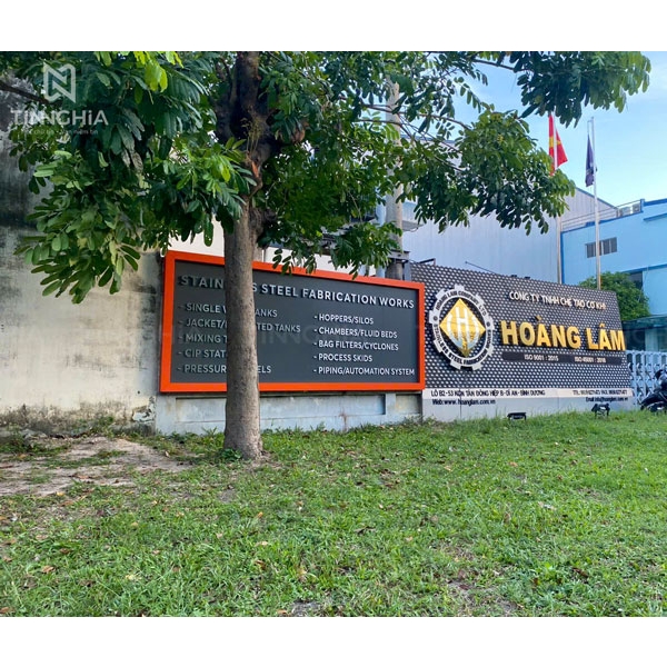 LÀM BẢNG HIỆU ALU CHỮ INOX