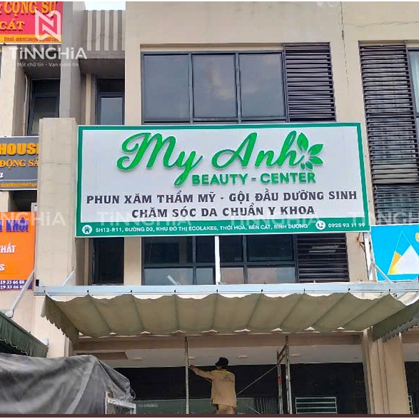 LÀM BẢNG HIỆU SPA BÌNH DƯƠNG | BIỂN HIỆU SPA ĐẸP THU HÚT