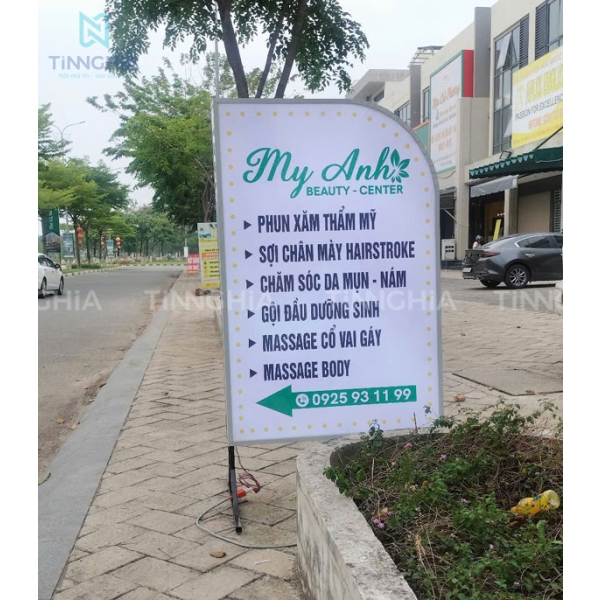 LÀM BẢNG HIỆU SPA BÌNH DƯƠNG