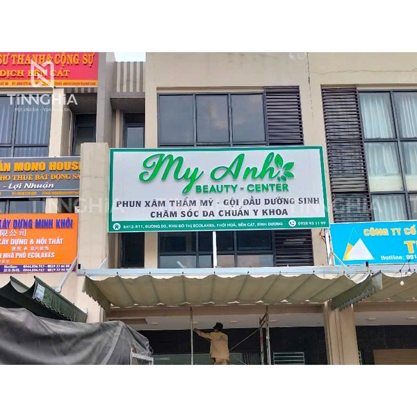 LÀM BẢNG HIỆU SPA BÌNH DƯƠNG